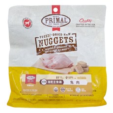 PRIMAL 派莫 成犬用 凍乾主食磚, 兔肉, 155g, 1包