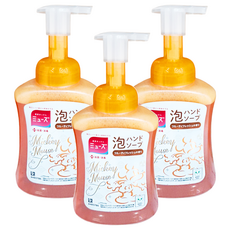 Muse 抗菌慕斯洗手泡 果香，含三種保濕成分, 250ml, 3瓶