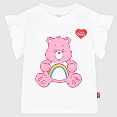 Care Bears 女童透氣 Cheer Bear 荷葉邊 T恤