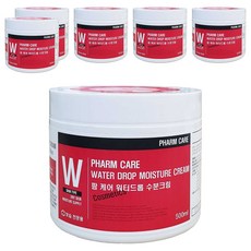 팜케어 워터드롭 수분크림, 6개, 500ml