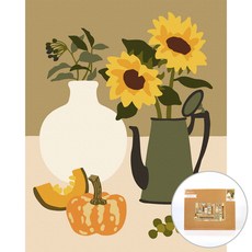 ARTJOY DIY 傑作繪畫向日葵與財富 40 x 50 cm, 混合顏色