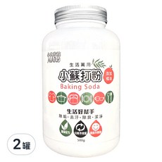小丸家族 小蘇打粉 500g, 2罐