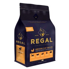 REGAL 芮格爾 貓糧 室內貓 呵護腸胃 亮麗毛髮, 1包, 1.81kg, 雞肉+魚肉