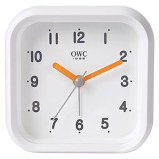 韓國 OWC Easy Life 照明鬧鐘 桌鐘 OTM1636W, 白色