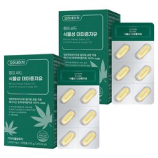 모어네이처 햄프씨드 식물성 대마종자유, 30정, 2개