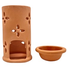 紅檜薰香座, 7 x 12cm, 棕色