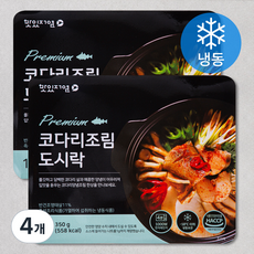맛있저염 코다리조림 도시락 (냉동), 350g, 4개