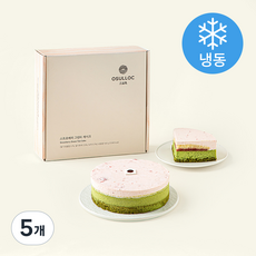 오설록 스트로베리 그린티 케이크 (냉동), 540g, 5개