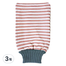 ARUA 神奇去角質巾, 3個, 1入, 粉紅色