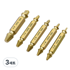 Zenta KOREA 鈦合金螺絲取出器5件組, 3套
