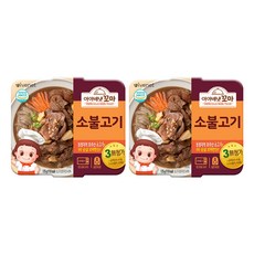 아이배냇 유아용 꼬마 반찬, 소불고기, 135g, 2개