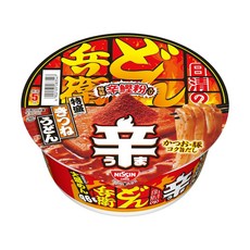 NISSIN 日清 特盛兵衛碗麵 辣豆皮烏龍麵風味, 1入