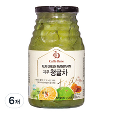 카페베네 과일청 청귤차, 480g, 6개