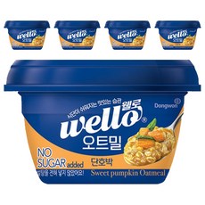 wello 오트밀 단호박, 285g, 5개