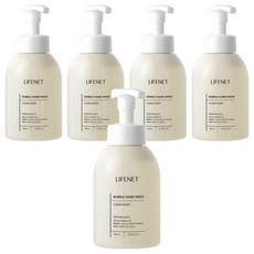 라이프넷 버블 핸드워시 클린 솝, 500ml, 5개