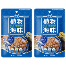 Hoya 弘陽食品 植物海味 芥末鱈魚絲, 80g, 2包