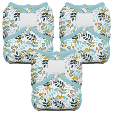 THiRSTiES 魔鬼氈防水尿布兜 2 (8-18kg) 美國製造, Birdie, 3件