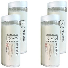 소금이오는소리 3년묵은 씻어나온 천일염, 4개, 200g