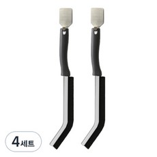홈나나 다용도 틈새솔 +고리 세트, 그레이, 4세트