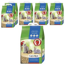 Cat's Best 崩解型粗粒木屑砂, 草莓味, 5.5kg, 6袋