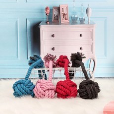 PASTEL PET 寵物潔牙繩索玩具, 隨機發貨, 4個