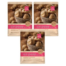 Baedaegam 韓國產馬鈴薯澱粉, 350g, 3個