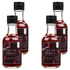 고맙당 저당 핫불닭소스, 180g, 4개