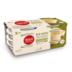 햇반 현미밥, 210g, 8개