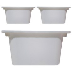 KEYWAY 聯府 卡拉2號附蓋儲物盒 AW62-1 21L, 白色, 3個