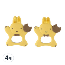 Richell 利其爾 TLI磨牙器牙刷, 混色, 4個