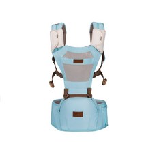 PUKU 藍色企鵝 Macaron 輕便腰凳揹巾, 適用於3-36個月，限重15公斤內, 粉紫色