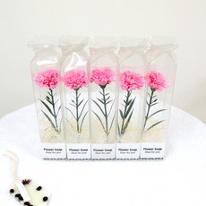 비누꽃 쁘띠 한송이 카네이션, 핑크, 5개