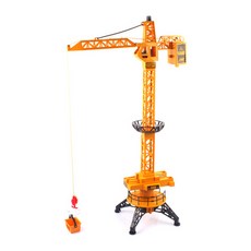 Replica 塔式重型工程遙控起重機, 1個, 黃色