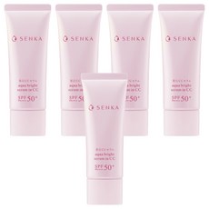 SENKA 專科 台灣公司貨 水透亮白發光霜, 單一顏色, 40g, 5條