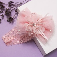 DRESSHOUSE 女童蝴蝶結蕾絲髮帶