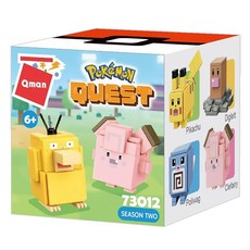 Qman 啟蒙積木 寶可夢探險尋寶小公仔 6歲以上, 1個