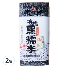 池上多力米 大地有機黑糯糙米, 台東縣池上鄉產, 富含天然花青素及膳食纖維, 1.5kg, 2包