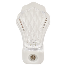 iPlus 保護傘 光感2LED舒眠橘小夜燈 NL-21A-TC, 透明色 + 白色