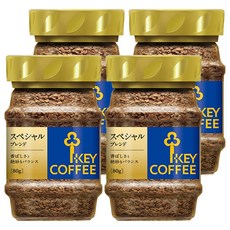 KEY COFFEE 特級深焙即溶咖啡, 80g, 1入, 4罐