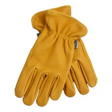 BAREBONES 經典工作手套 GDN-018 S-M尺寸 牛皮材質, 黃色, 1雙