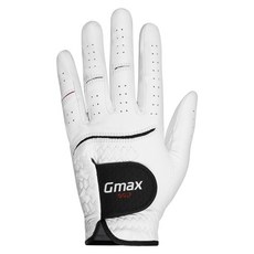 韓國 GMAX 男士用 New Ultra 高爾夫手套 左手配戴, 白色