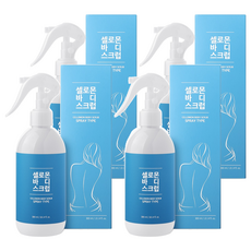 셀로몬 바디스크럽 코튼향, 300ml, 4개