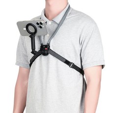 JJC 智慧型手機 Osmo Pocket 3 運動相機 GoPro iPhone 磁吸頸掛支架 MNM-MS1, 1個