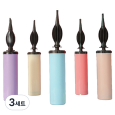 플로우코드 풍선 튜브 공기주입기 5종 세트, 랜덤발송, 3세트