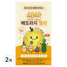 아람농장 목의보감 산삼 스틱형 젤리, 200g, 2개, 배도라지