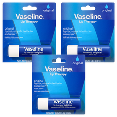 Vaseline 凡士林 護唇膏, 原味無香, 4.8g, 3支