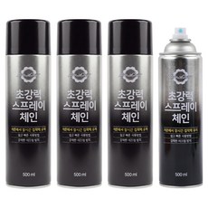 알파기어 하이퍼 그립 초강력 스프레이 체인, 500ml, 4개