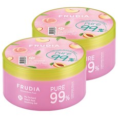 FRUDIA My Orchard水蜜桃Real舒緩凝膠, 300ml, 2個