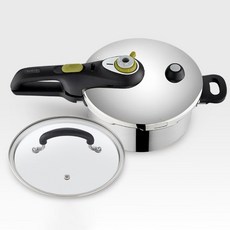 Tefal 特福 Secure Neo壓力鍋 2L+玻璃鍋蓋組, 1組, 混色