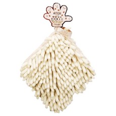 KEYTOSS 詰朵斯 瞬間吸水長絨擦手巾 100%特多龍 聚酯纖維 極佳吸水性 柔軟親膚 可懸掛收納, 角型 米白色, 1條